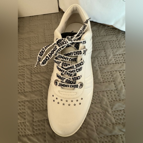 Jimmy Choo New all white Sneakers size 8us (38EU) - Picture 1 of 14